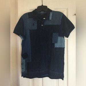 Polo Ralph Lauren Knit Denim Look Top